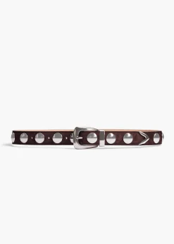 Benny Belt with Studs in|Khaite Hot