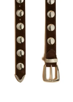 Benny Belt with Studs in|Khaite Hot