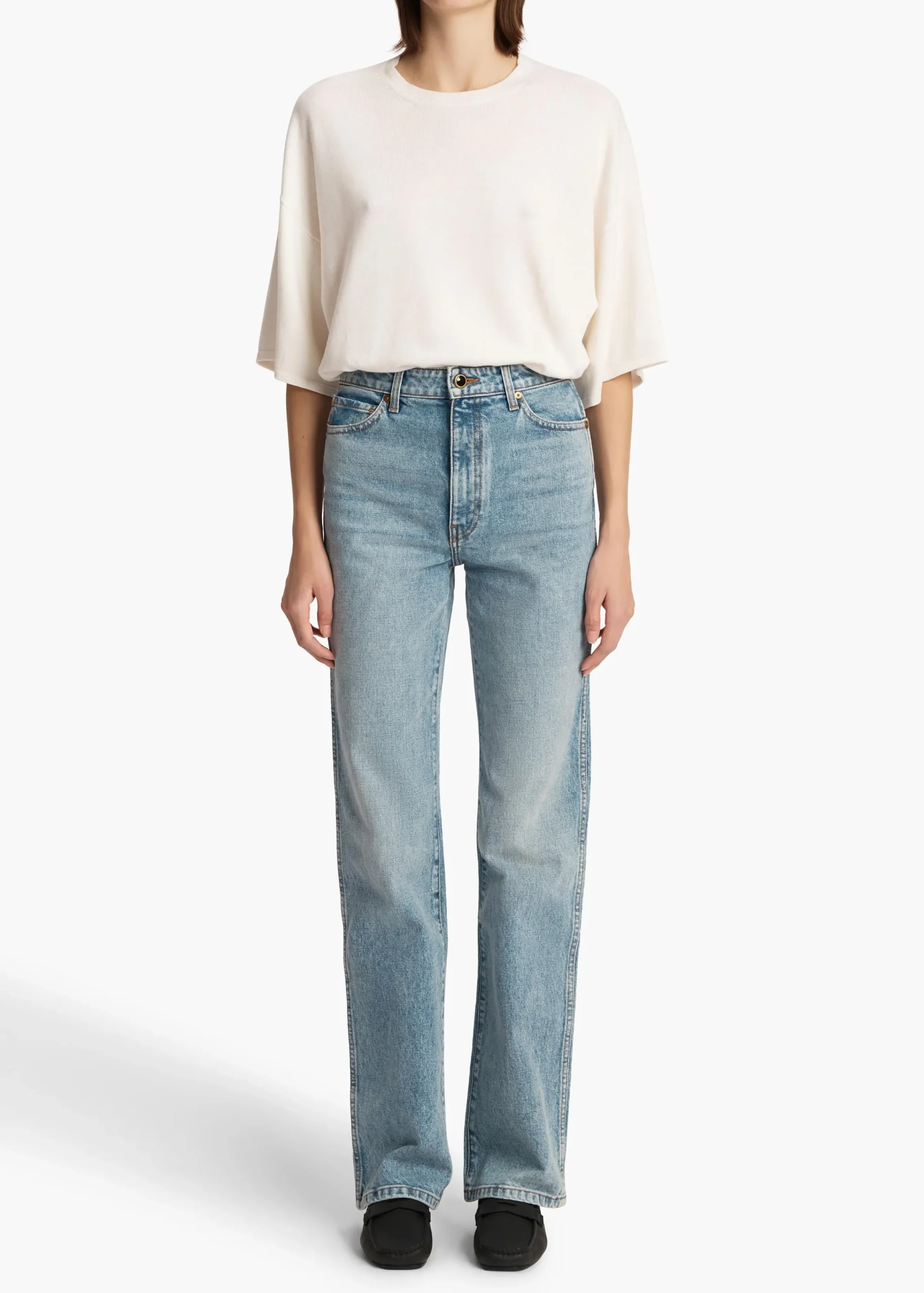 Danielle Stretch Jean in|Khaite Outlet