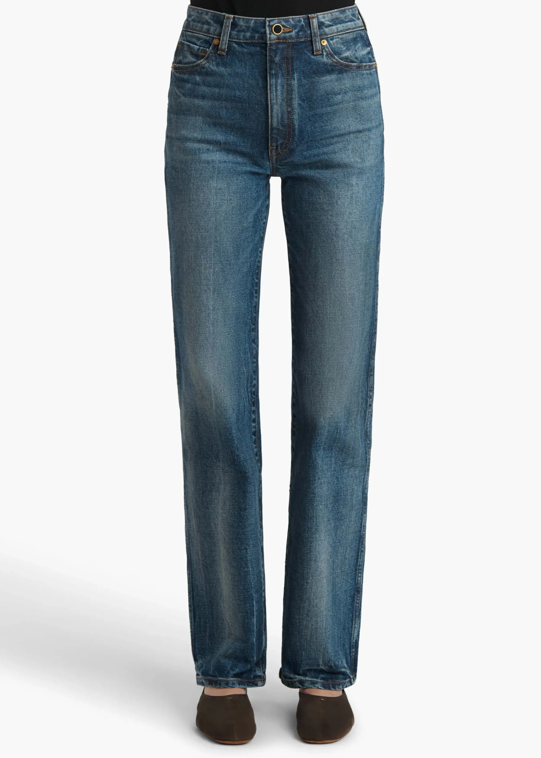 Danielle Stretch Jean in|Khaite Clearance