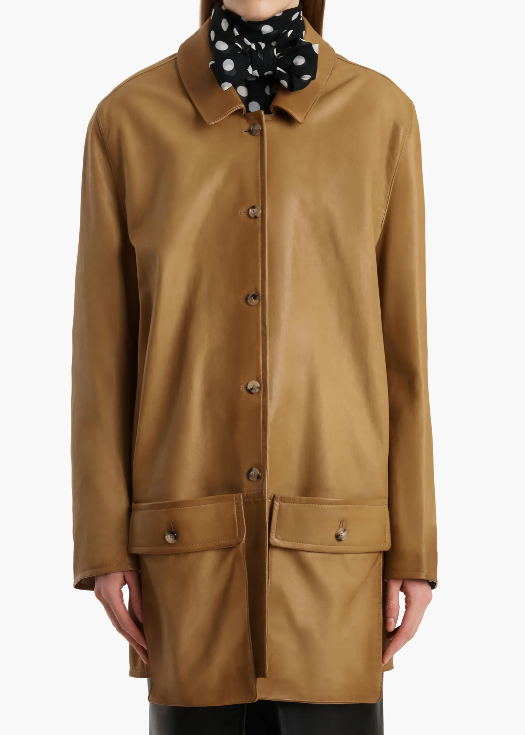 Harmon Coat in|Khaite Outlet
