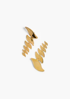 Leaf Cascading Earrings in|Khaite Hot