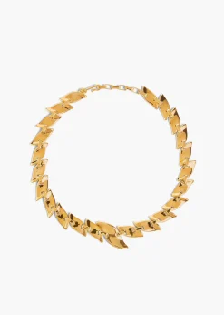 Leaf Chain Necklace in|Khaite New