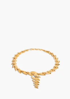 Leaf Chain Necklace in|Khaite New