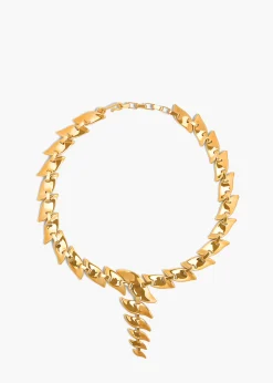 Leaf Chain Necklace in|Khaite New