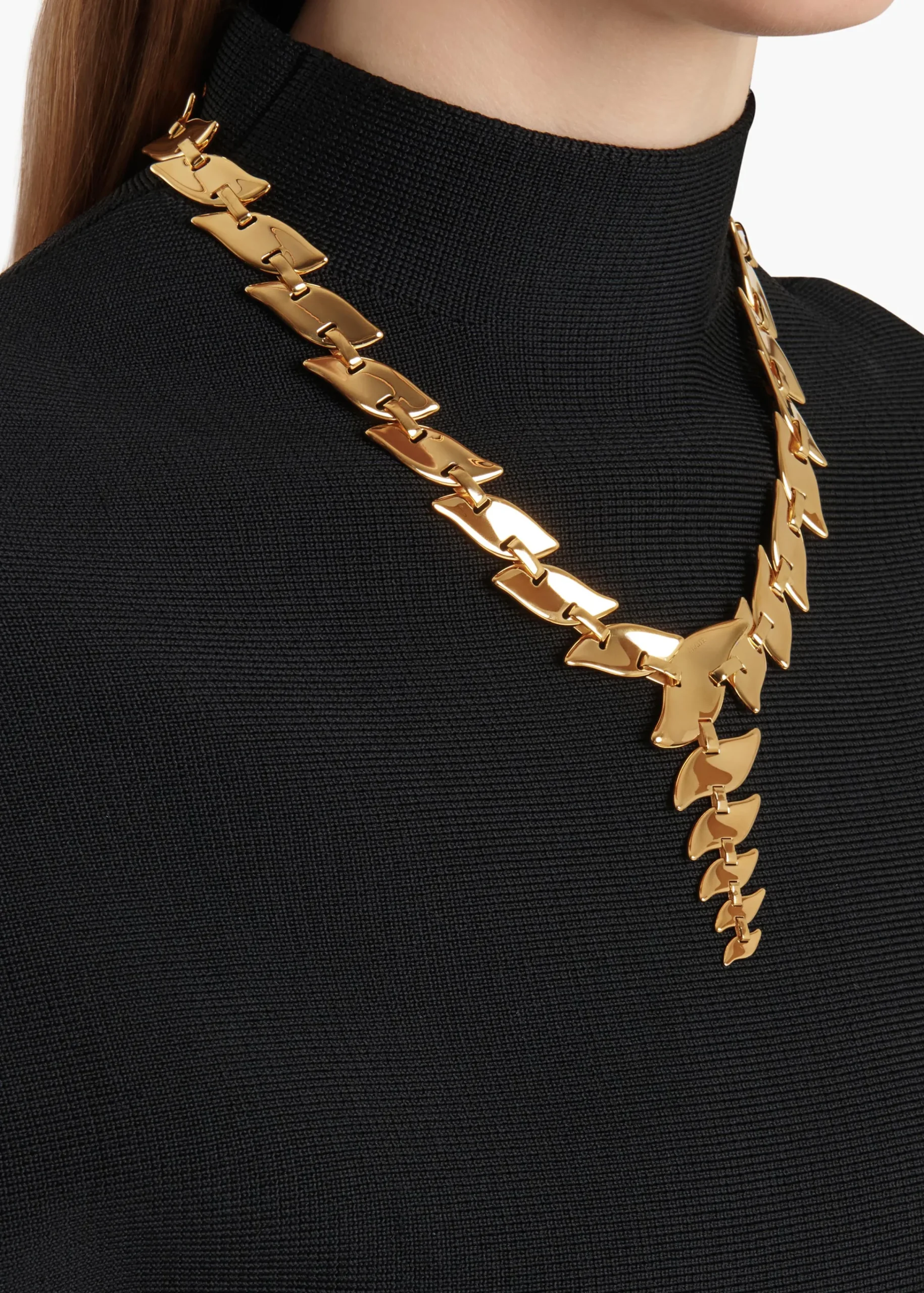 Leaf Chain Necklace in|Khaite New
