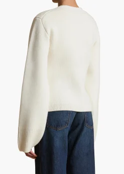 Scarlet Cardigan in|Khaite Hot